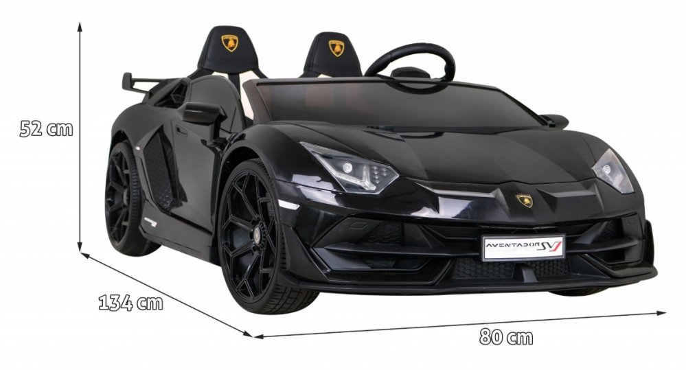 Auto's - Elektrische-kinderauto-Lamborghini-SVJ-DRIFT-zwart-2-persoons-1