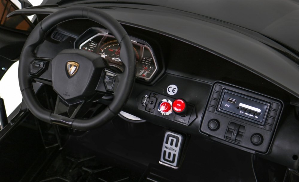 Auto's - Elektrische-kinderauto-Lamborghini-SVJ-DRIFT-zwart-2-persoons-9