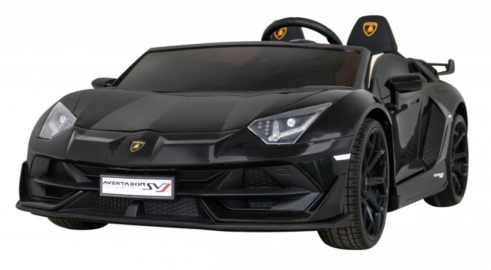 Auto's - Elektrische-kinderauto-Lamborghini-SVJ-DRIFT-zwart-2-persoons