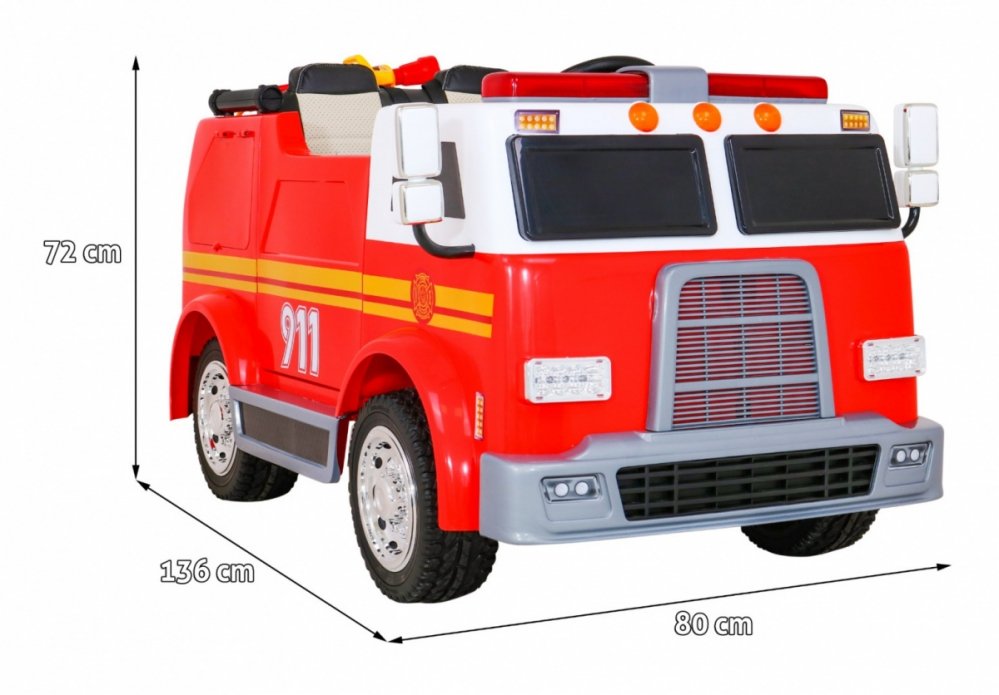 Auto's - Elektrische-kinderauto-brandweerauto-us-fire-truck-1