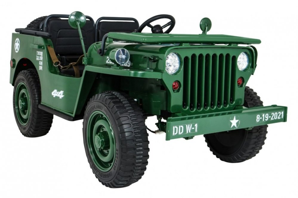 4 x 4 - Elektrische-kinderauto-jeep-willys-style-4x4-10