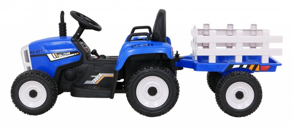 Tractors  - Elektrische-kindertractor-12V-met-aanhanger-125