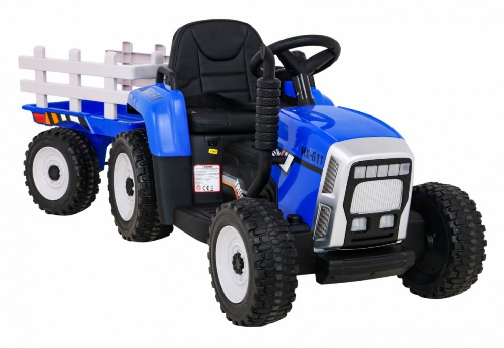 Tractors  - Elektrische-kindertractor-12V-met-aanhanger-129