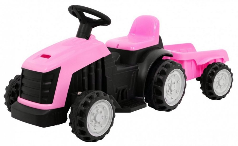 Mini Motoren (Voor kinderen vanaf 1 tot 3 jaar) - Elektrische-kindertractor-roze-6V-123