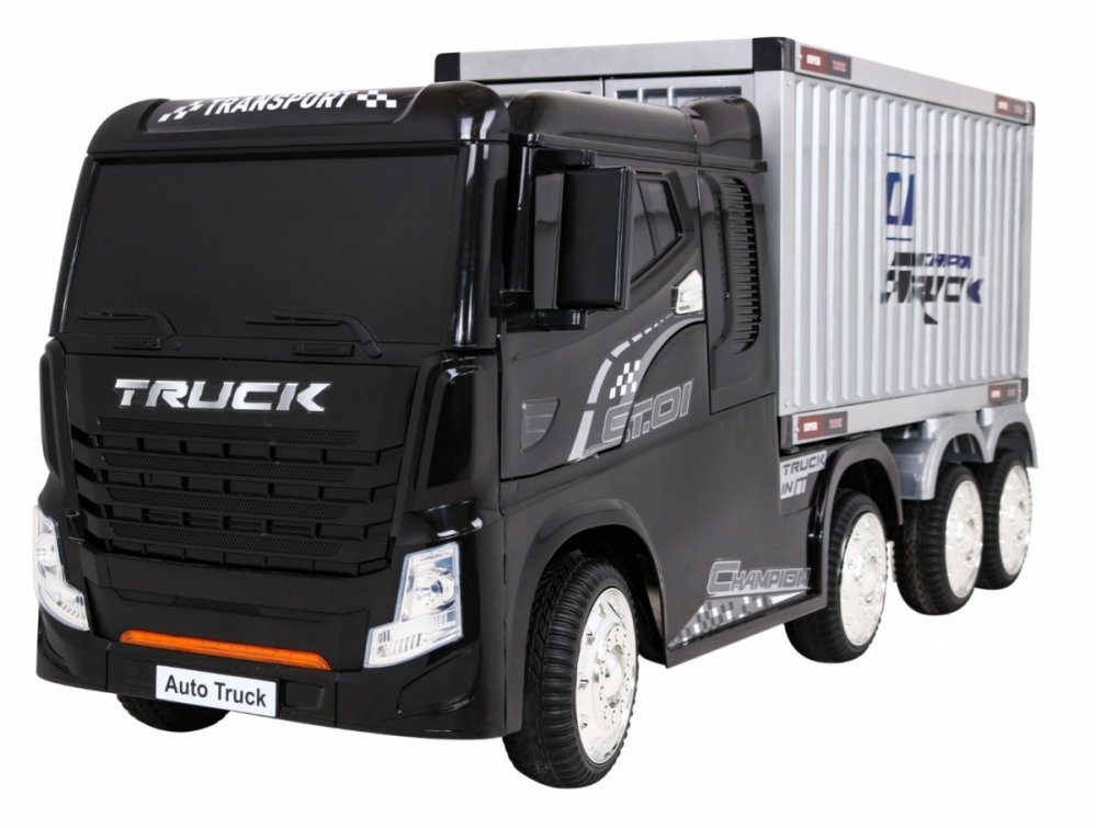 Auto's - Elektrische-kindervrachtauto-met-oplegger-4x4-Container-Truck0134