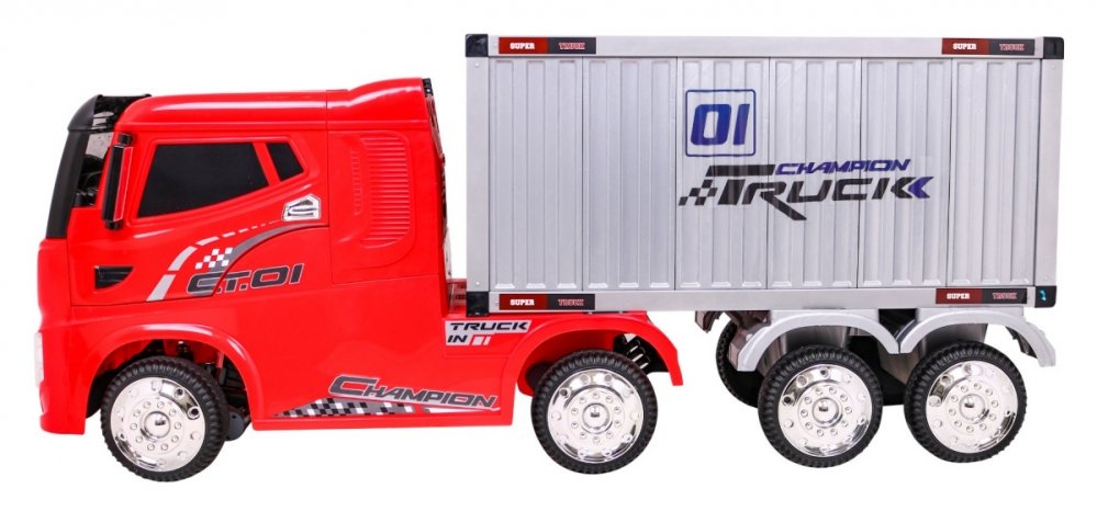Auto's - Elektrische-kindervrachtauto-met-oplegger-4x4-Container-Truck03