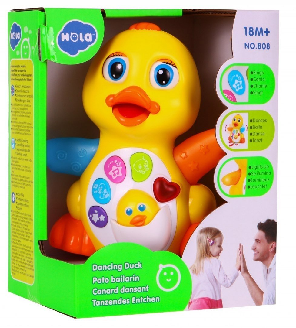 Baby- en peuter speelgoed - Interactieve-Speelgoed-Eend