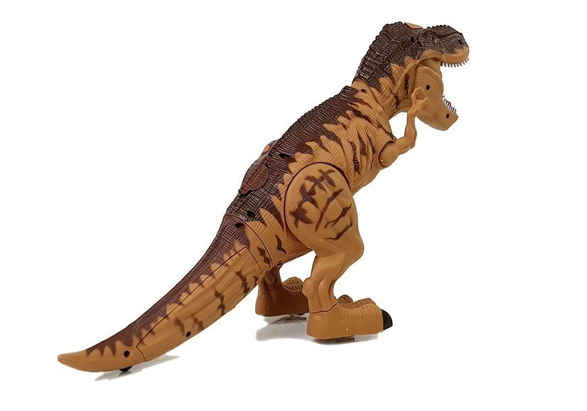 Dinosaurus speelgoed - Lopende%20Tyrannosaurus%20met%20licht,%20geluid%20en%20projector%20bruin%203