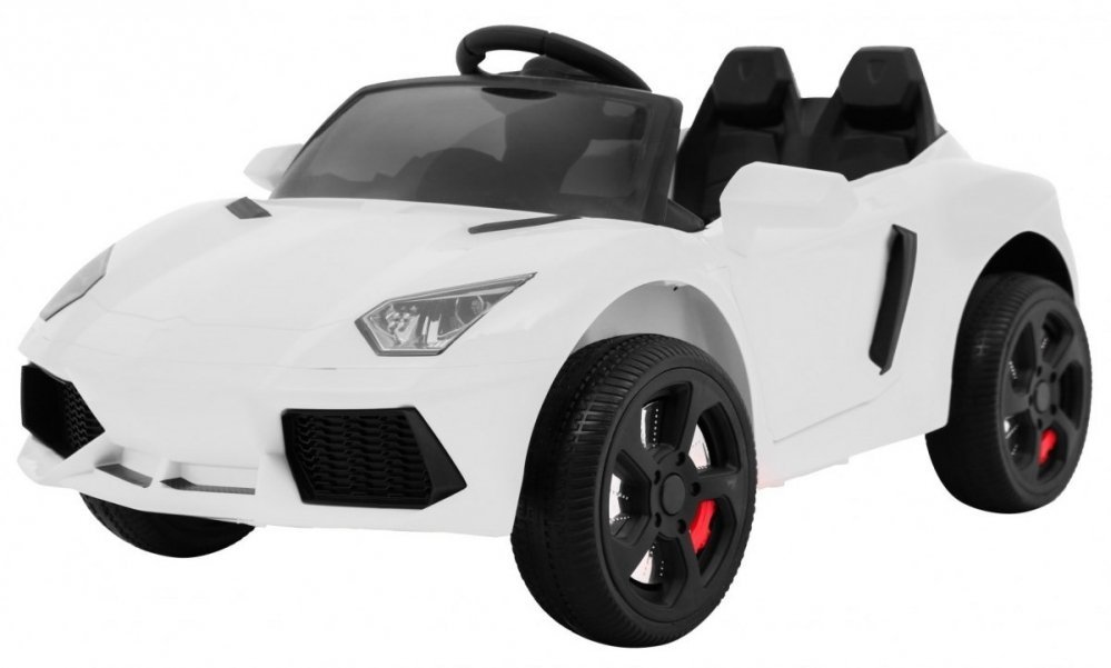 Auto's - Marcelina-Shop-Accu-voertuigen-Pojazd-Future-Bialy-elektrische-kinderauto-wit