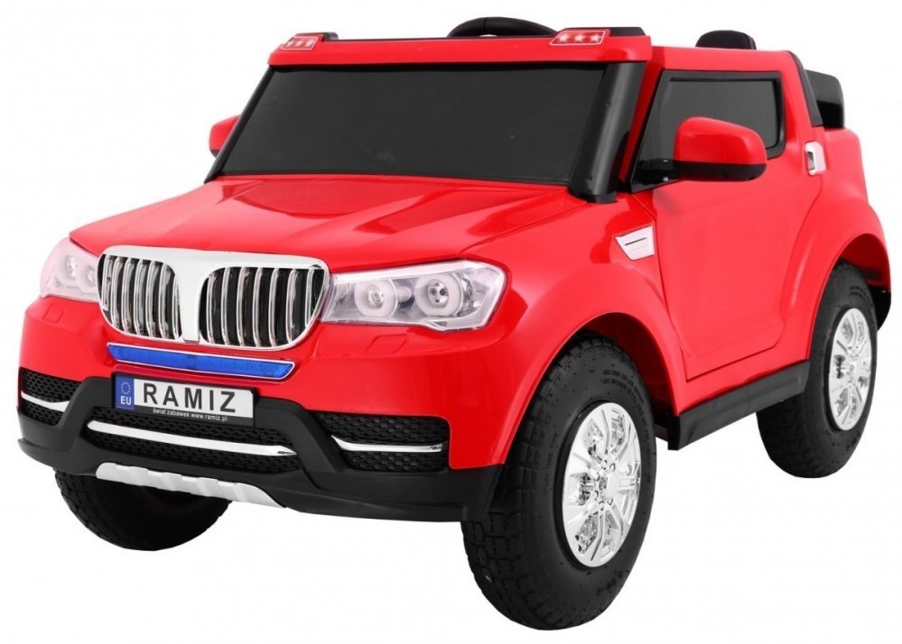 4 x 4 - Marcelina-Shop-accu-voertuigen-voor-kinderen-elektrische-kinderauto-rood-Pojazd-S8088-AIR-Pompowane-Kola-Czerwony-rubber-luchtbanden