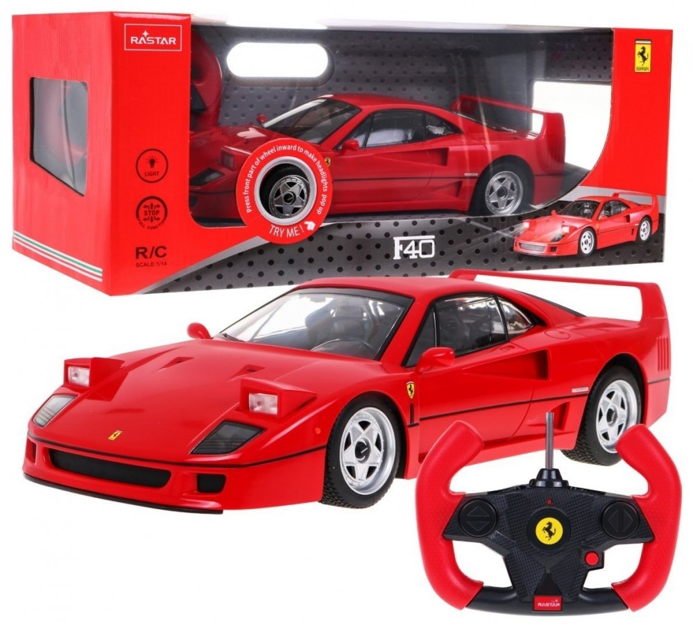 RC Auto's/ Voertuigen  - RC-Ferrari-F40-1-14-RASTAR