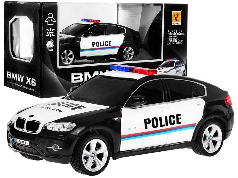 RC Auto's/ Voertuigen  - Radiografische-bastuurbare-politie-auto-bmw