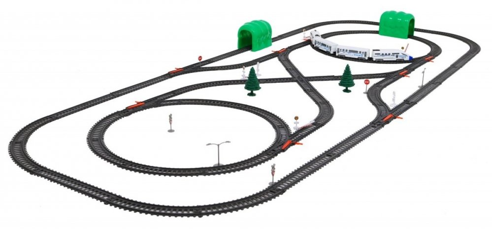 Racebanen & Treinbanen & Garages - Treinset-70-delig-900%20cm