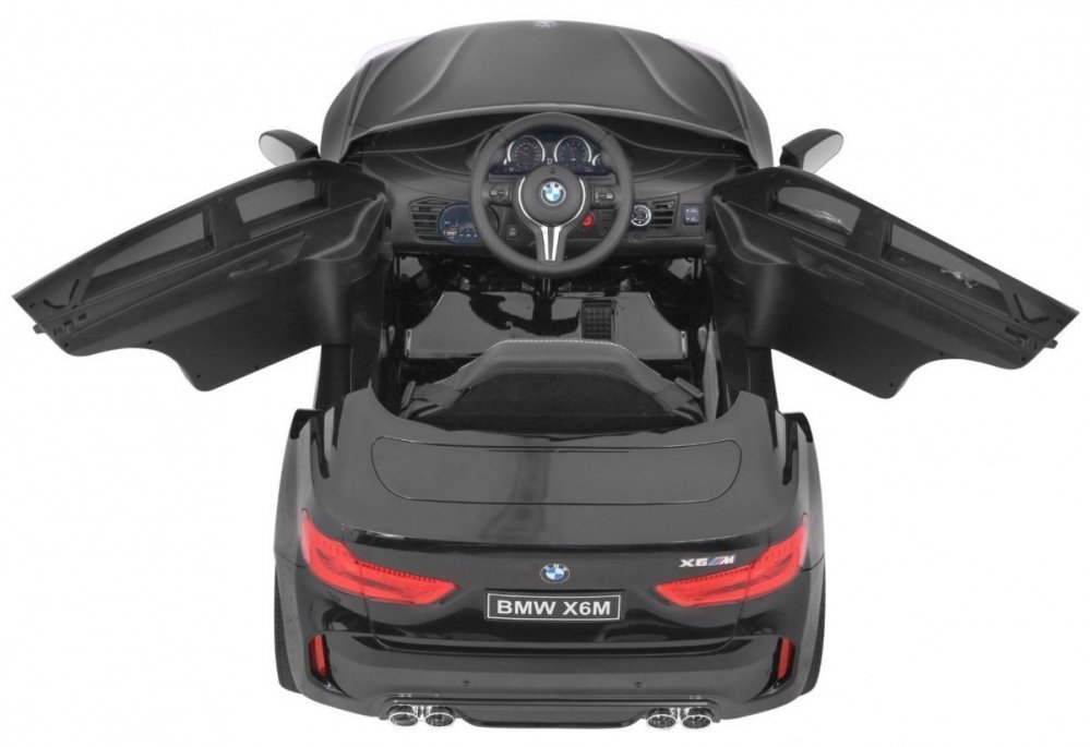 BMW - elektrische-kinderauto-accu-auto-BMW-6M-metalic-zwart-6