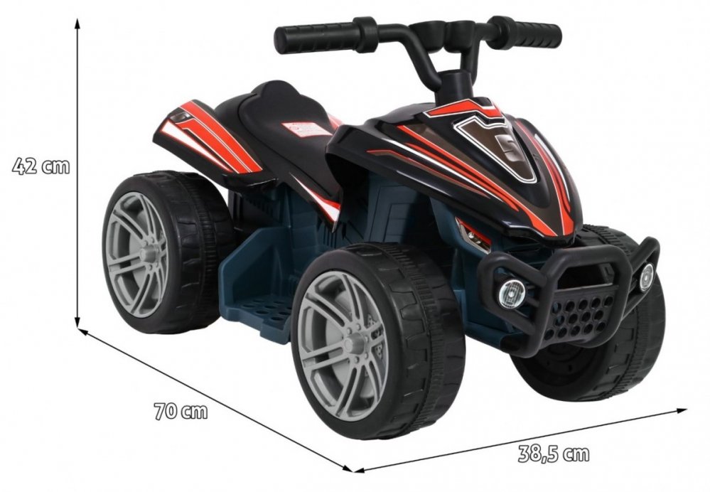Mini Motoren (Voor kinderen vanaf 1 tot 3 jaar) - mini-accu-quad1