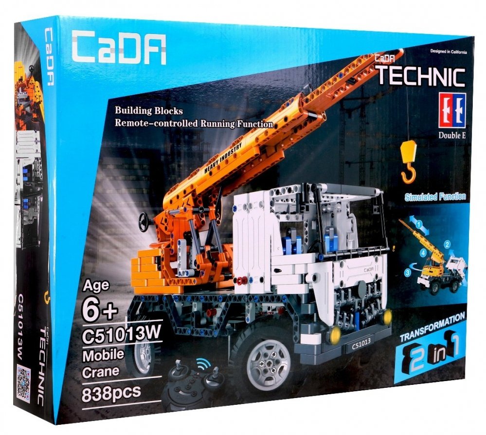 RC Werkvoertuigen - technic-bouwblokjes-rc-vrachtauto
